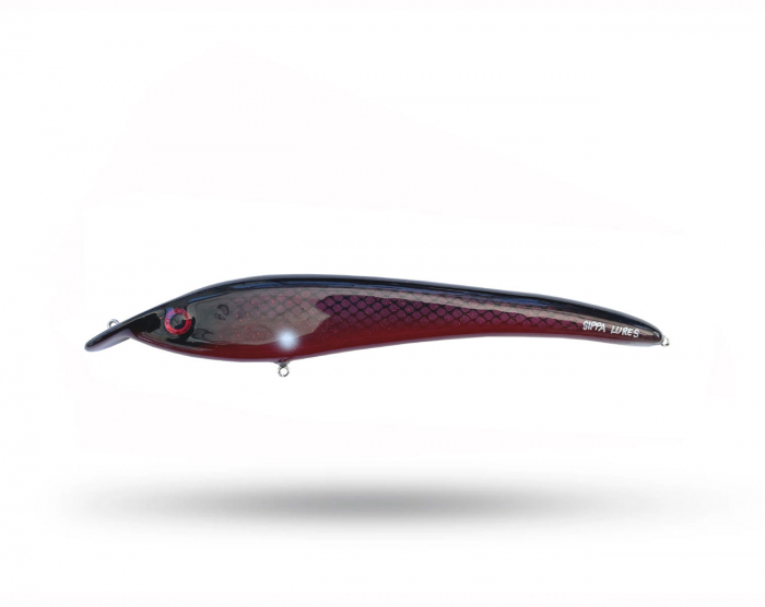 Sippa Lures V-Cranken V2 - Red Devil i gruppen Fiskedrag / Gäddwobbler hos Örebro Fiske & Outdoor AB (Sippa VCrank V2 -Red Dev)